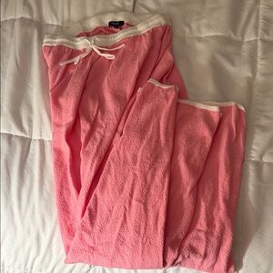 The Bar Pink Drawstring Lounge Pants
